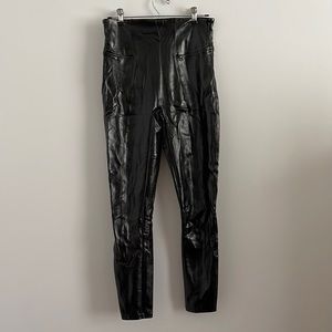 Spanx leather leggings